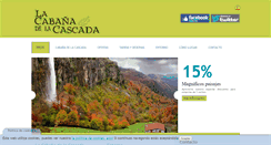 Desktop Screenshot of lacabanadelacascada.com
